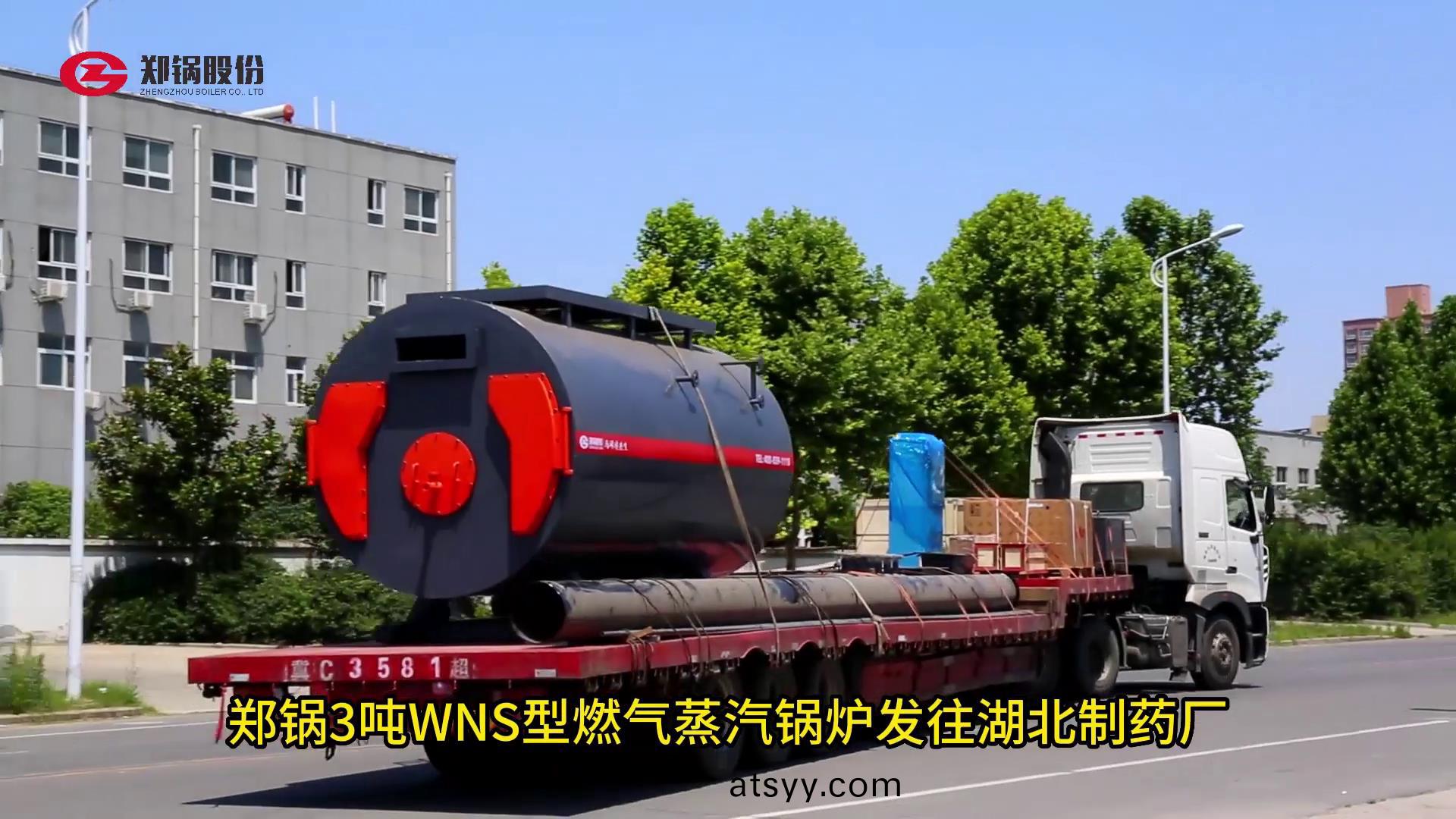 鄭(zheng)鍋(guo)3噸(dun)燃氣(qi)鍋鑪髮徃(wang)湖(hu)北(bei)製藥(yao)廠(chang)