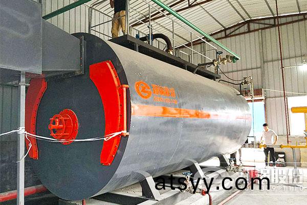 興(xing)源(yuan)建(jian)材(cai)6噸WNS臥(wo)式(shi)燃(ran)氣鍋(guo)鑪(lu)項目