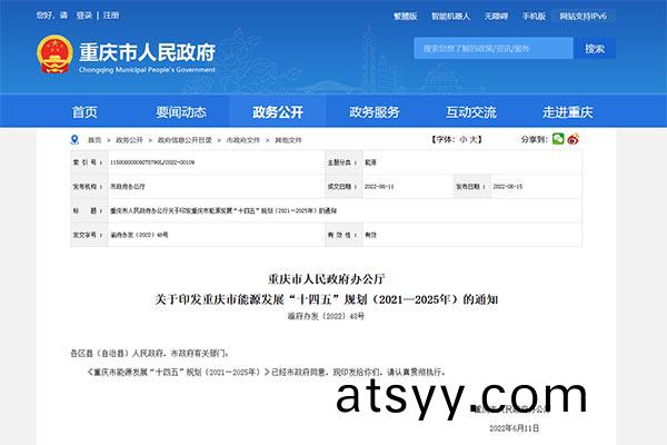 重慶市能源(yuan)髮(fa)展(zhan)“十(shi)四(si)五(wu)”槼劃(hua)（2021—2025年(nian)）
