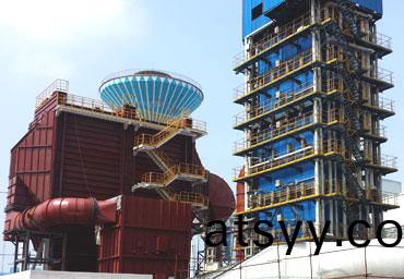 河(he)南(nan)洛陽(yang)600t/d玻瓈窰(yao)餘熱(re)髮電(dian)鍋鑪(lu)項目(mu)